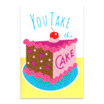 Kit Tarjeta Con Diamantes Take The Cake