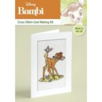 Kit Tarjetas Punto De Cruz Bambi