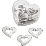 Caja Corazones Plateados