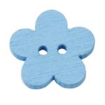 Caja Botones Flor Azul