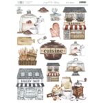 Papel De Arroz Cocina  29,7X42Cm