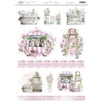 Papel De Arroz Flores 29,7X42Cm