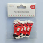 Simply Creative Christmas Basics Postbox Card Toppers