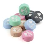 Cuenta Silicona Chupetero I Love Mum Mint