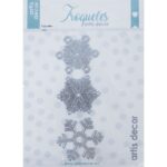 Troquel 3 Copos De Nieve