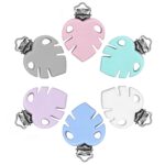 Pinza Chupetero Silicona Mostera Azul