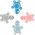 Cuenta Silicona Chupetero Tortuga Rosa