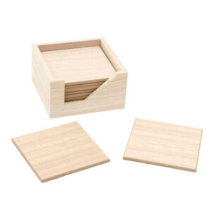 Caja Con Bases Posavasos 11x11x6 Cm