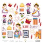 Hoja de elementos recortables Ja Estem en Falles