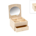 Caja Con Espejo Y Cajón18X19.5X12 Cm