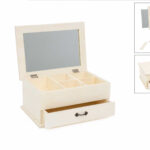 Caja Con Espejo Y Cajón 26.5X18.5X12 Cm