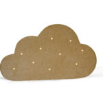 Set 2 Nubes Con Led 41.8X24X1.2Cm
