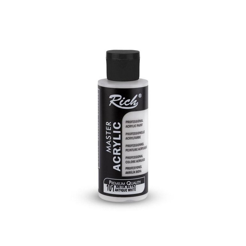 pintura-master-acrylic-rich-120cc-antique-white Pintura Master Acrílica 120 Cc 101 Antique White - Imagen 1