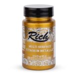 Pintura Multisuperficie Titanium Metallic Antique Gold 90 Cc