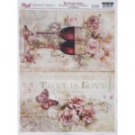 Papel De Arroz 18674 29,7X42Cm