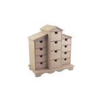 Caja Casita Cajones Dm32x17x34