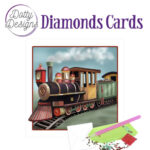 Kit Tarjeta Con Diamantes Locomotora
