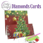 Kit Tarjeta Con Diamantes Arbol Navidad
