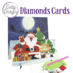 Kit Tarjeta Con Diamantes Navidad