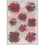 Hoja Para Recortar Flor De Pascua