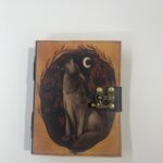 Libro de Piel con impresión Lobo