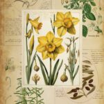 Papel de Arroz 57x33 Cm Botanical Book Flower II