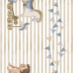 Papel De Arroz 54X33 Cm Sweet Baby Boy Horse