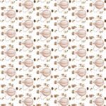 Papel De Arroz 54x33 Cm Baby Girl Balloons