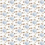 Papel De Arroz 54x33 Cm Baby Boy Balloons