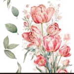 Decor transfer 20x30 Tulipanes 3 hojas