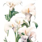 Decor transfer 60x90 Lirios