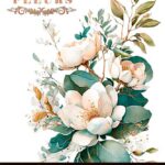 Decor transfer 20x30 Magnolias 3 hojas