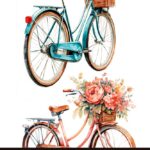 Decor transfer 20x30 Bicicletas 3 hojas