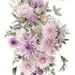 Decor transfer 60x90 Dalias