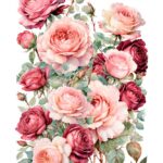 Decor transfer 15x30 Dalias 4 Hojas