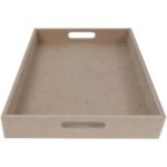 Bandeja MDF recta con Asas 35x25x4,5