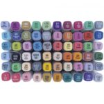 Set 60  Rotuladores Art Flow cpn base Alcohol maletin plastico (bisel 6mm/fino 1mm