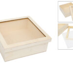 Caja Con Tapa Acrílica 23X23X8Cm