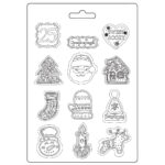 Molde Modelaje K3PTA5675 Candy Cristmas Elements