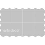 Base Sellos Cuadriculada 5x8x0.8Cm