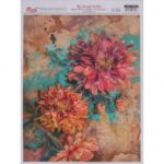 Papel De Arroz Flores 29,7x42 Cm