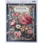 Papel De Arroz Flores 29,7x42 Cm