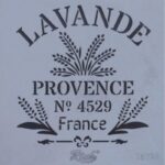 Stencil Lavanda 25x25 Cm