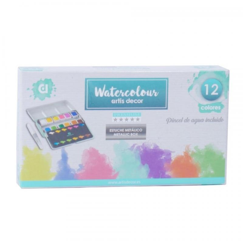set-12-colores-acuarelas-1-2-godet-artis-decor-caja-metalica-