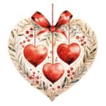 Transfer Textil Bola Corazón 24x23 Cm