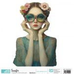 Transfer Textil Spring Sunglasses 24x23 Cm