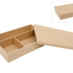 Caja Con 3 Div. 38X25x7.5Cm Mdf