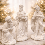 Figura de escayola Los tres Reyes Magos 30cm