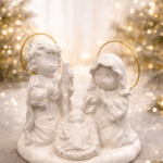 Figura de escayola Nacimiento Infantil Belen 12cm.