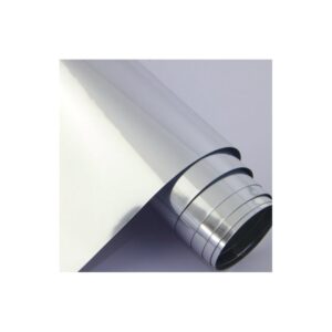 Vinilo Textil Holográfico Espejo Plata 0,30x50 Cm